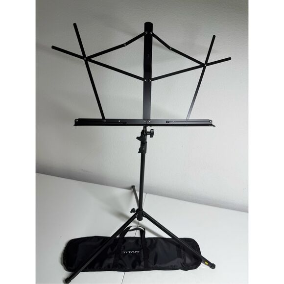 Titan Stageline Tubular Base Music Stand - Picture 1 of 7